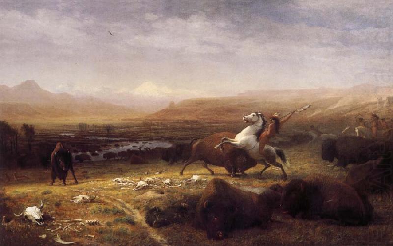 Albert Bierstadt Last of the Buffalo china oil painting image